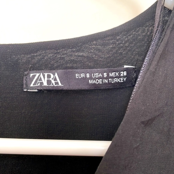 Zara mini side tie ruffle dress - Picture 3 of 4